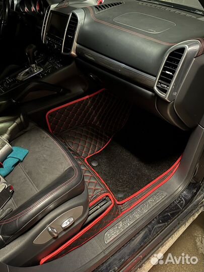 Кожанные коврики porsche caynne 958