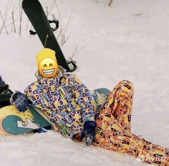 Сноубордический костюм мужской
