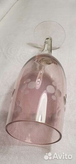 Бокалы / фужеры цветное стекло СССР винтаж