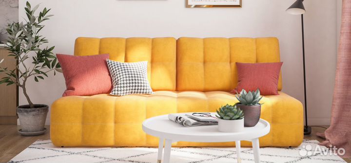 Диван boss 2.0 mini велюр Monolit маст