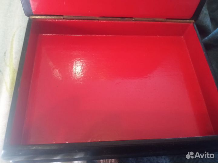 Шкатулка федоскино СССР