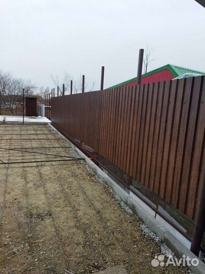 Навесы, заборы любой сложности, бетонные работы