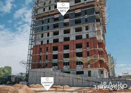 Ход строительства ЖК «Сибиряков» 2 квартал 2024