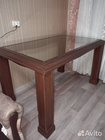 Кухонный стол бу стеклянный