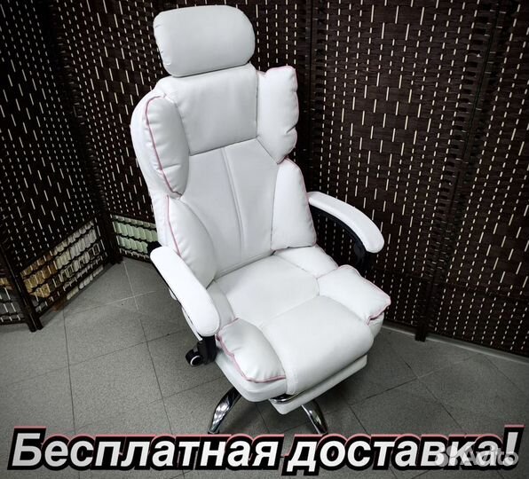 Компьютерное кресло игровое с подголовником