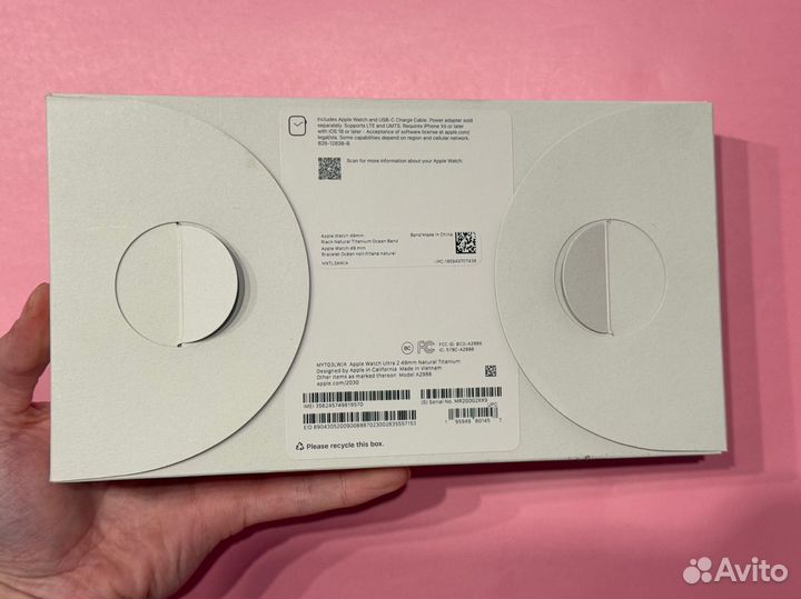 Apple Watch Ultra 2 2024 Natural Titan Navy