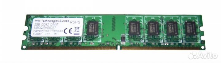 DDR2 2GB PNY 800MHz