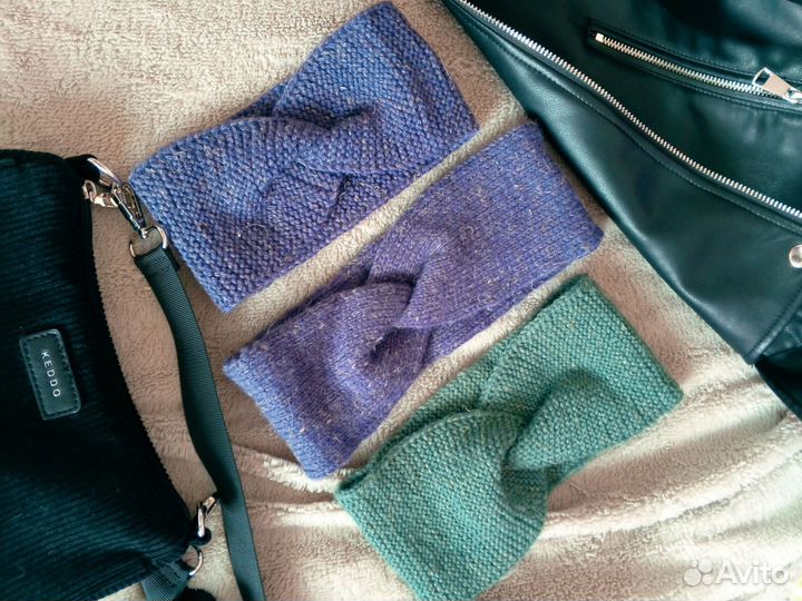 Вязаная повязка на голову