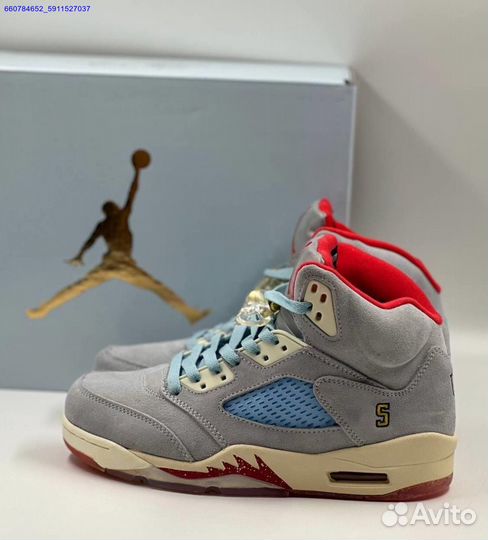 Кроссовки Trophy Room x Air Jordan 5 (Арт.25892)