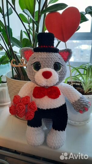 Котик ручной работы