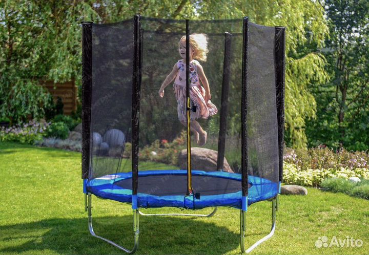Батут с сеткой