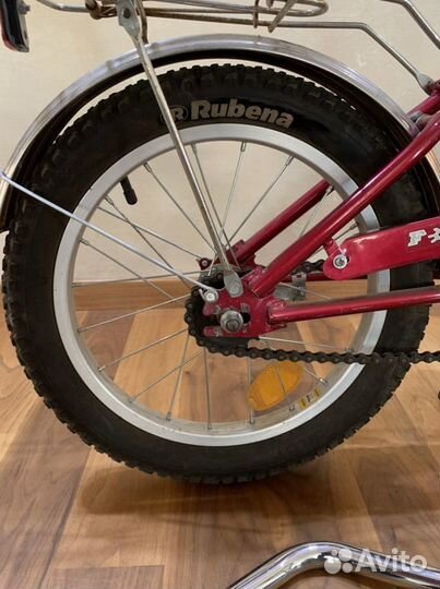 Детский велосипед 16 дюймов с родительской ручкой