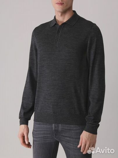 Поло шерстяное boss