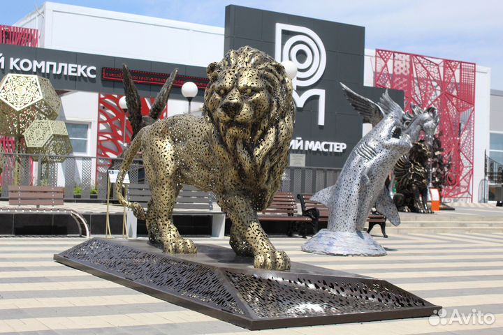 Малые архитектурные формы. Скульптуры из металла