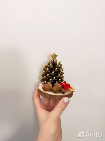 Поделка новогодняя в детский сад или в школу