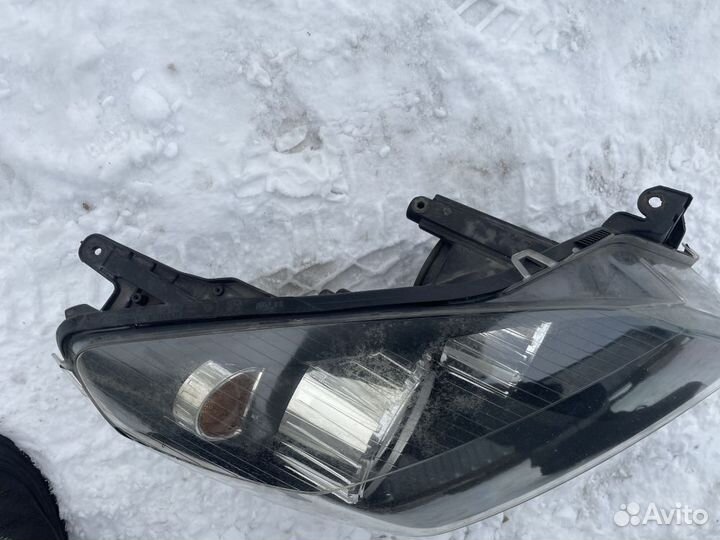 Фара правая черная opel astra H
