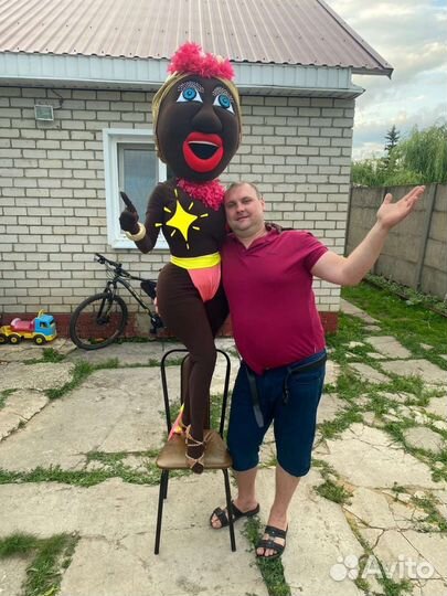 Ростовая кукла Мулатка /Ламбада/Шуточный стриптиз