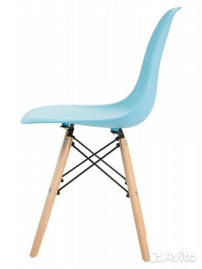 Стул в стиле eames DSW, голубой