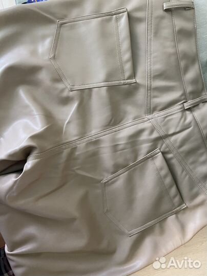 Брюки кожзам новые