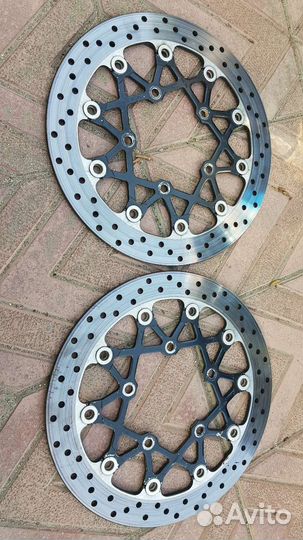 Тормозные диски suzuki gsxr1000 k7-k8