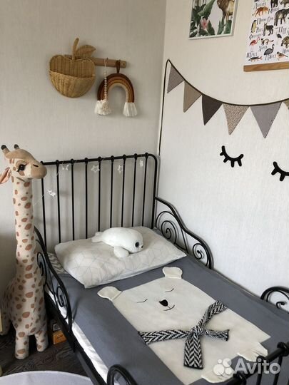 Плед детский вязаный