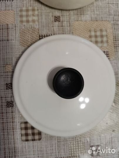 Кувшин эмалированный с крышкой СССР