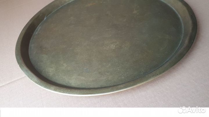 Поднос под самовар старинный Кольчугина