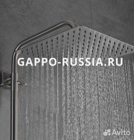 Душевая система Сатин с термостатом Gappo 2499-40