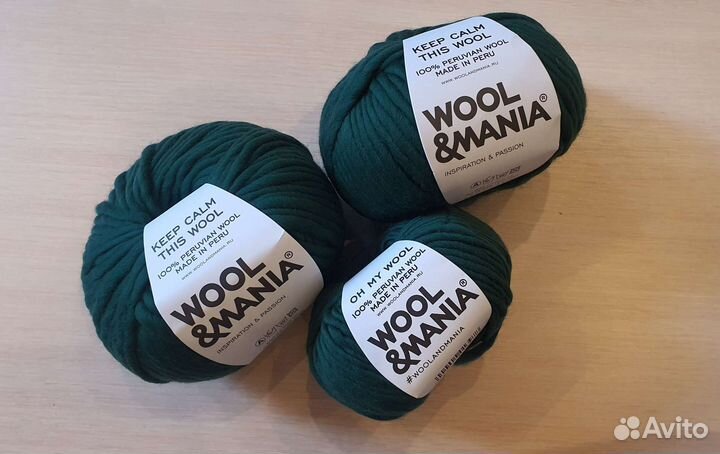 Пряжа Wool&mania 100 перуанская шерсть