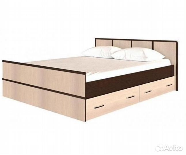 Кровать двуспальная от спальни Сакура