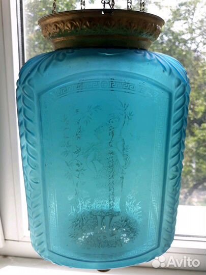 Старинная Антикварная лампа, люстра