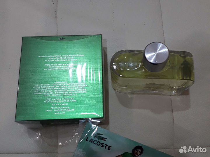 Туалетная вода Лакост эссеншл 125мл pour homme