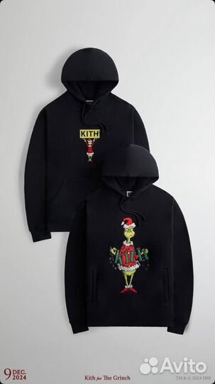 Kith for The Grinch свитер,худи,футболка