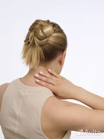 Шпилька для волос U-образная kisimi, цвет: Охра