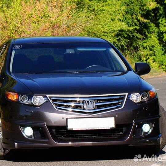 Юбка переднего бампера Mugen Хонда Аккорд 8