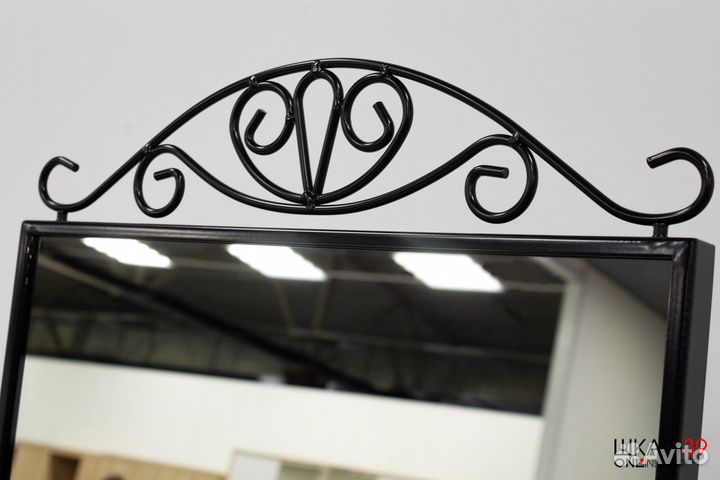 Karmsund Зеркало напольное Чёрное 40x167 см IKEA 4