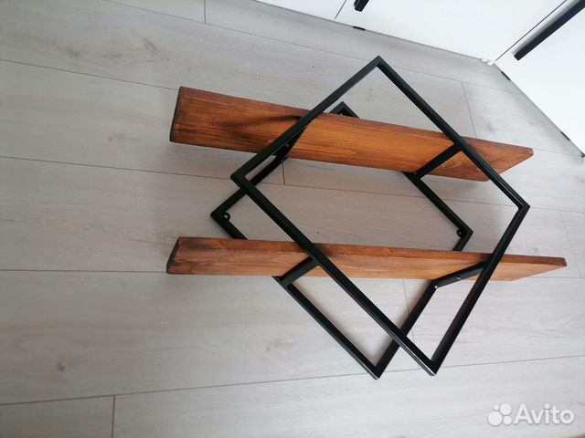 Полка настенная в стиле лофт