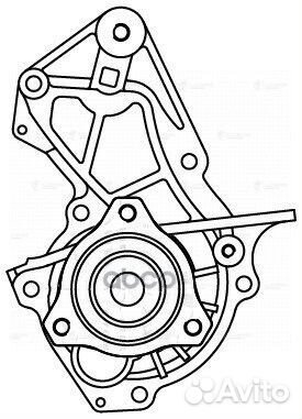 Насос водяной ford focus III (11) /kuga (13) 1.5T