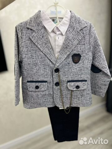 Костюм тройка на мальчика 92