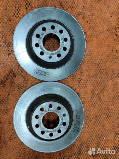 Диски тормозные комплект задние Audi A6 C6 4F BDX