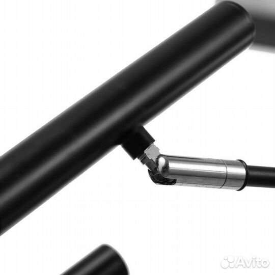 Люстра 'Паук' 12хG9 черный 85х85х40см