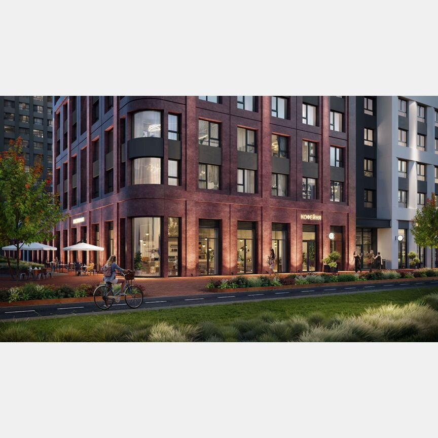 Квартира-студия, 21,4 м², 25/38 эт.