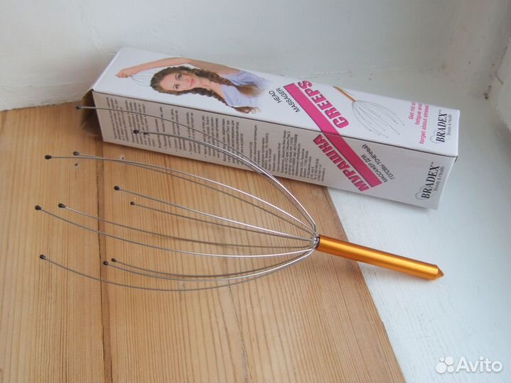 Массажер для головы Мурашка, новый