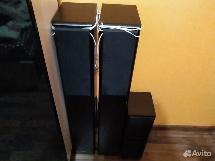 Ресивер пионер, 5 колонок, пульт