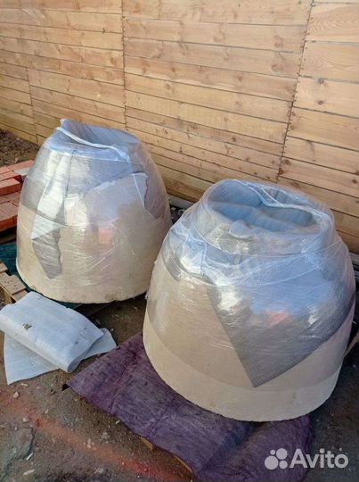 Тандыр узбекский, из настоящей глины 2 шт