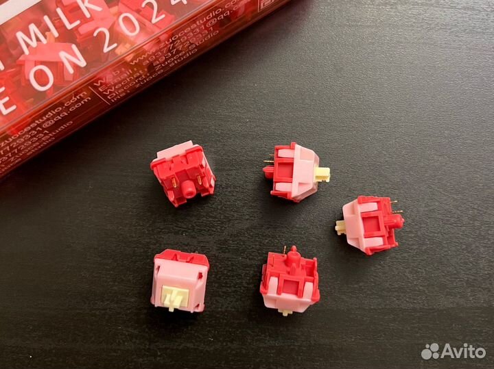 Свичи тактильные Zuoce Litchi Milk (10 шт)