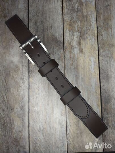 Мужской кожаный ремень ручной работы