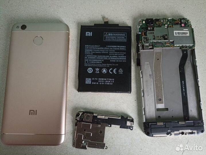 Xiaomi redmi 4x 2/16 Gb разбор