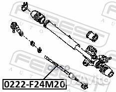 Тяга рулевая 0222-F24M20 Febest