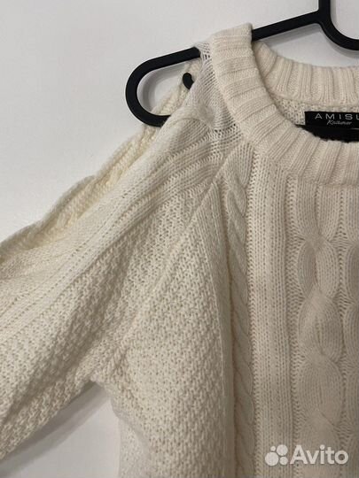 Свитер Amisu кремового цвета размера S